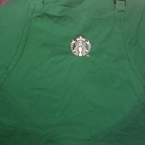 Starbucks green apron
